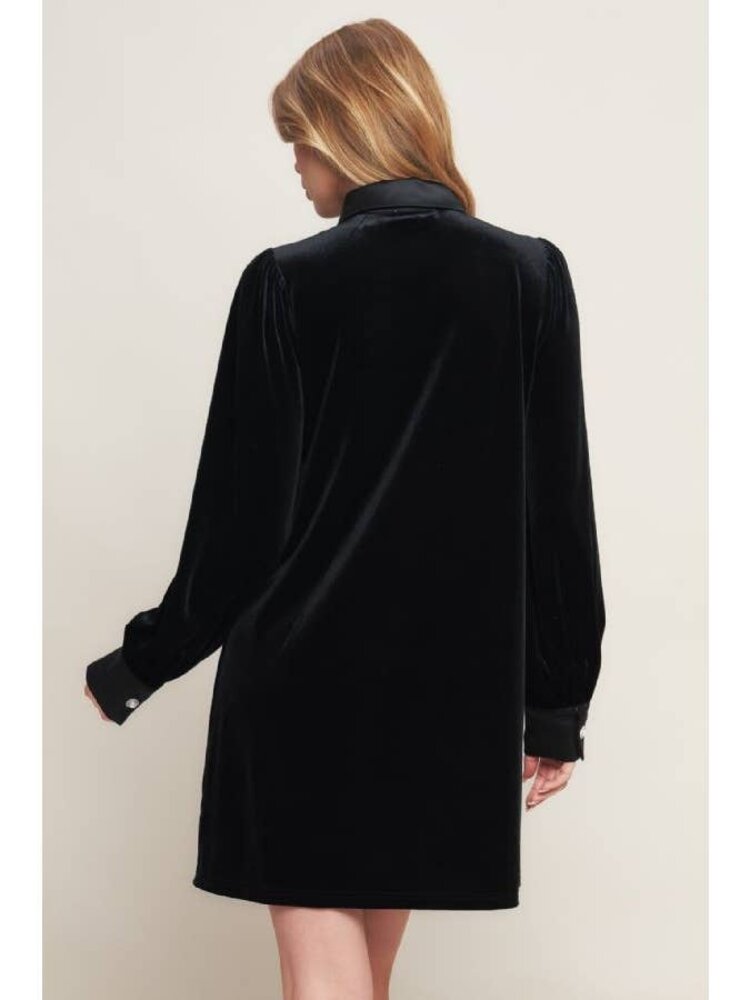 Flying Tomato Mini-Robe en Velours Flying Tomato