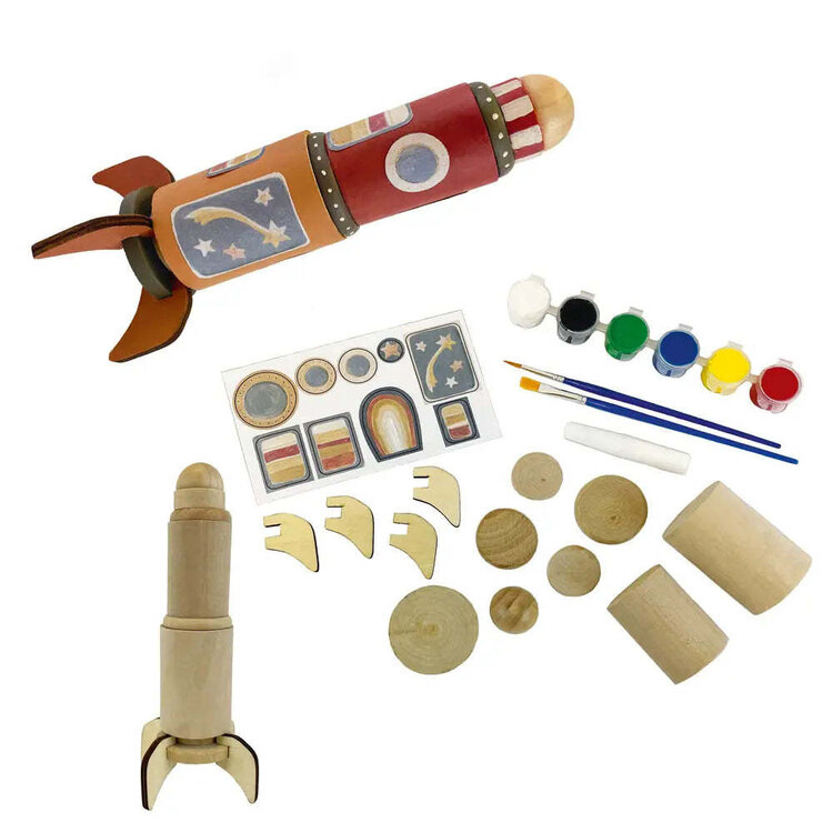 Egmont Toys Egmont Toys Wooden Rocket to Paint