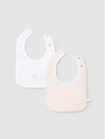 Laranjinha Girls 2 Bibs Set
