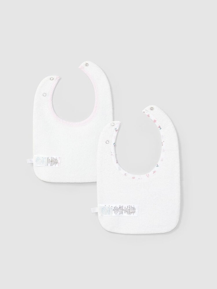 Laranjinha Girls 2 Bibs Set