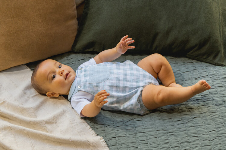 Laranjinha Boys Romper