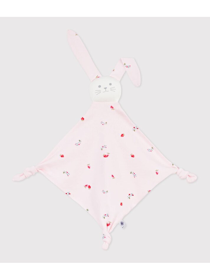 Couverture Bébé SL Home Fashions - Rose à Points Minky, éléphant, Avec Oreiller