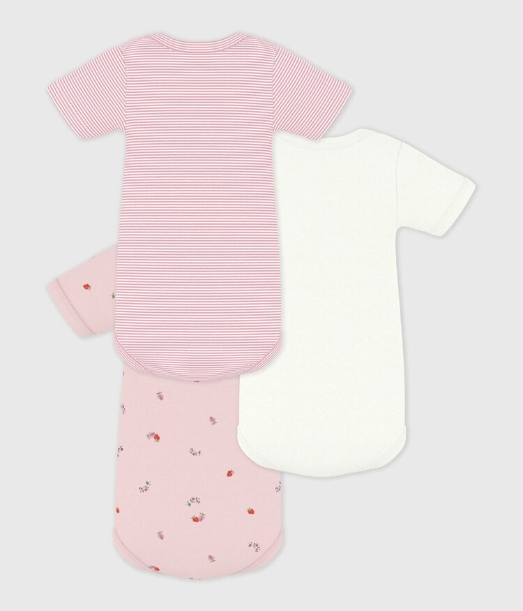 Petit Bateau Petit Bateau Girls 3 Bodies Set