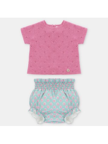 Martin Aranda Martin Aranda Girls Knit Top & Bloomer