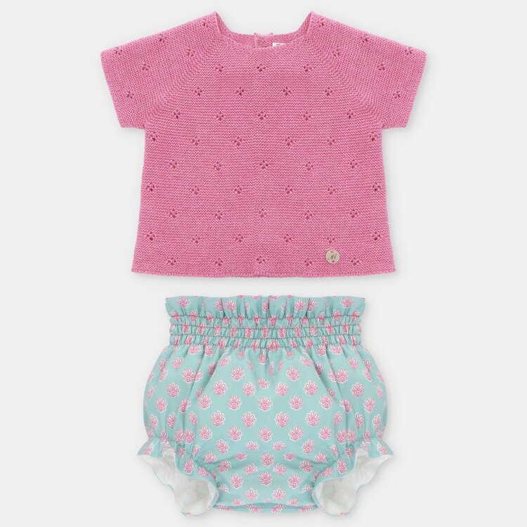 Martin Aranda Chandail & Cache-Couche Tricot Martin Aranda Fille