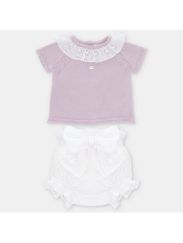 Martin Aranda Martin Aranda Girls Knit Top & Bloomer