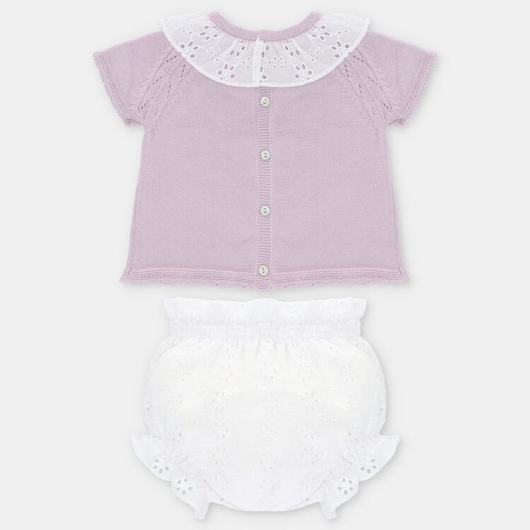 Martin Aranda Martin Aranda Girls Knit Top & Bloomer