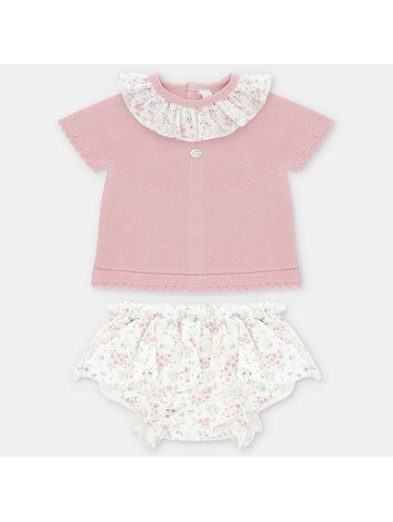 Martin Aranda Martin Aranda Girls Knit Top & Bloomer