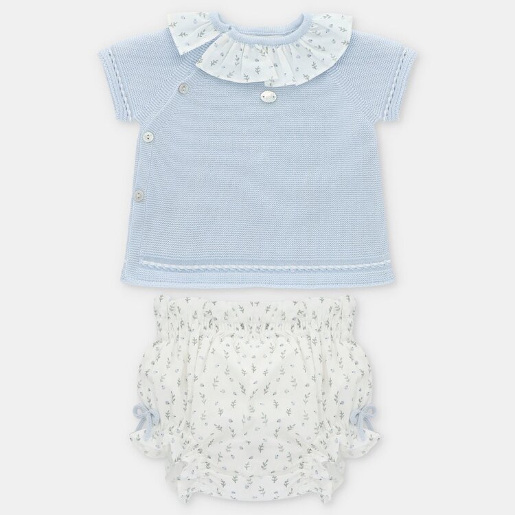 Martin Aranda Martin Aranda Girls Knit Top & Bloomer
