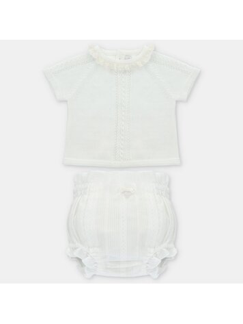 Martin Aranda Chandail & Cache-Couche Tricot Martin Aranda Fille