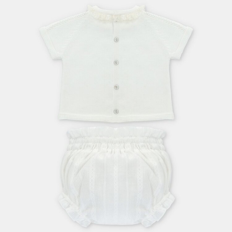 Martin Aranda Martin Aranda Girls Knit Top & Bloomer