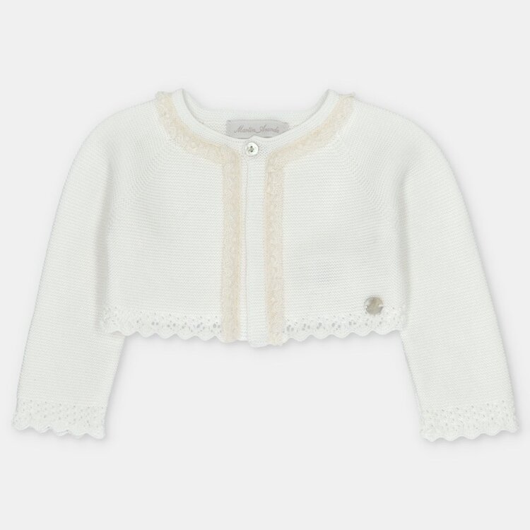 Martin Aranda Cardigan Court Tricot Martin Aranda Fille