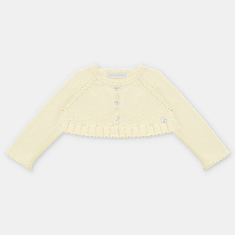 Martin Aranda Cardigan Tricot Court Martin Aranda Fille