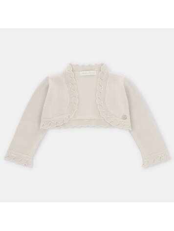 Martin Aranda Cardigan Court Tricot Martin Aranda Fille