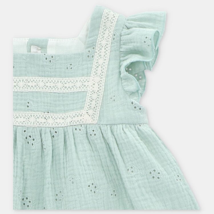 Martin Aranda Robe & Cache-Couche, MARTIN ARANDA, Fille, 6-9M, Vert, 046-22307, PE26