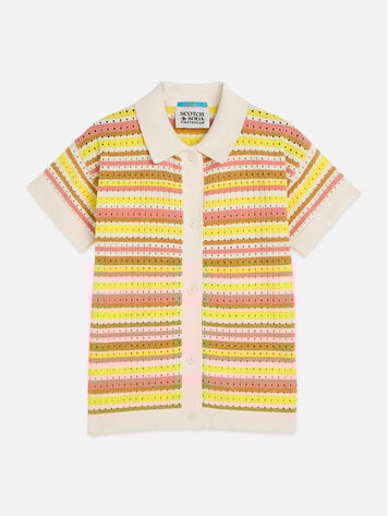 Scotch & Soda Scotch & Soda Girls Knitted Polo