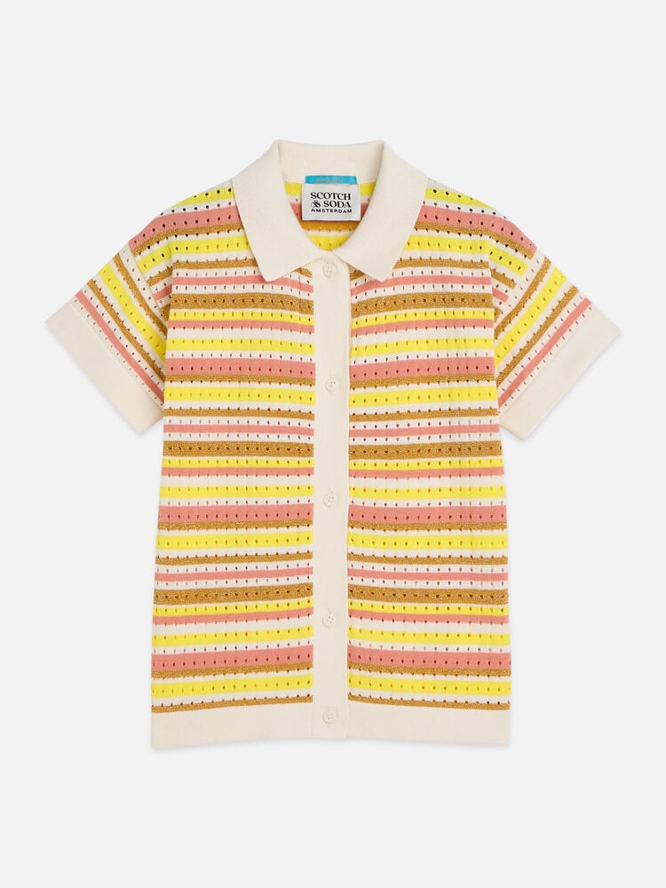 Scotch & Soda Scotch & Soda Girls Knitted Polo