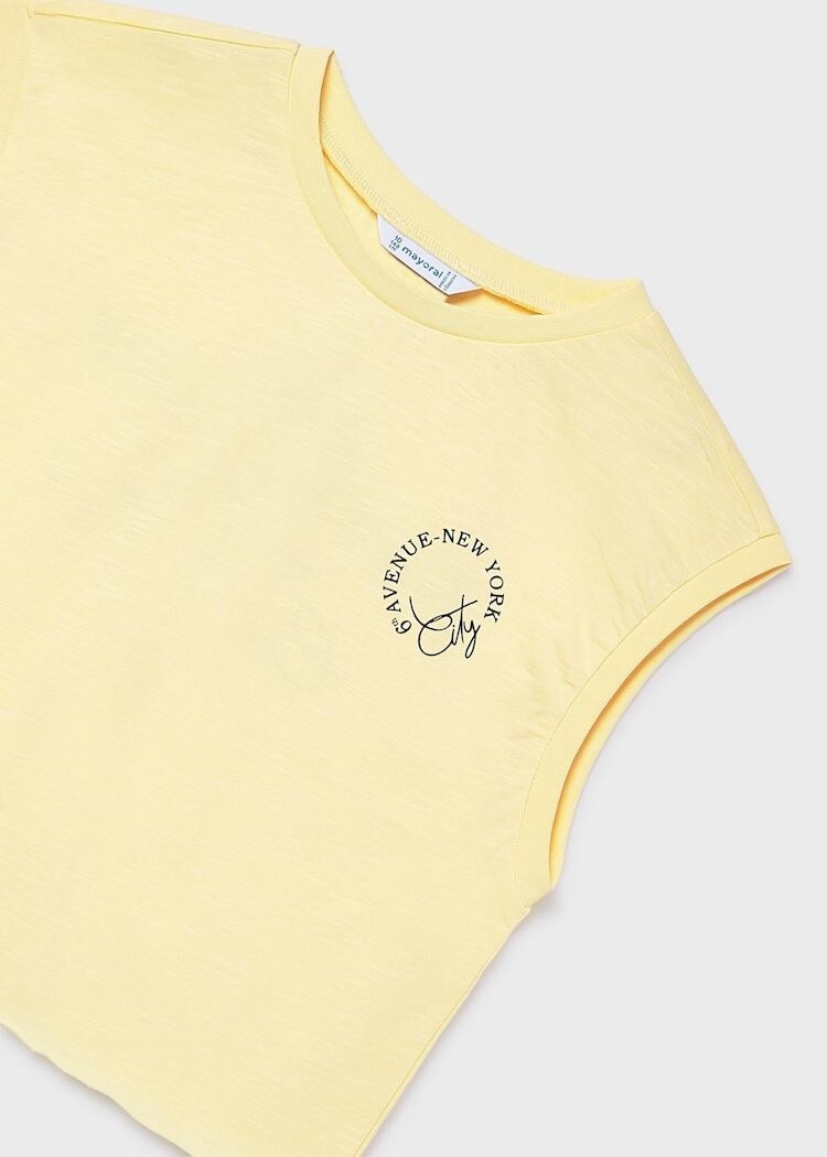 Mayoral T-Shirt, Mayoral, Fille, 10 ans, Jaune, 6014, PE26