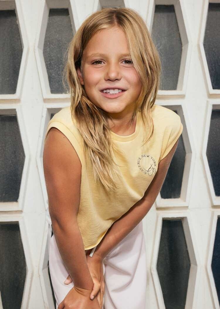 Mayoral T-Shirt, Mayoral, Fille, 10 ans, Jaune, 6014, PE26