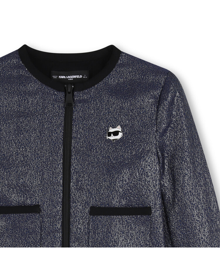 Karl Lagerfeld Cardigan Zip Karl Lagerfeld Fille