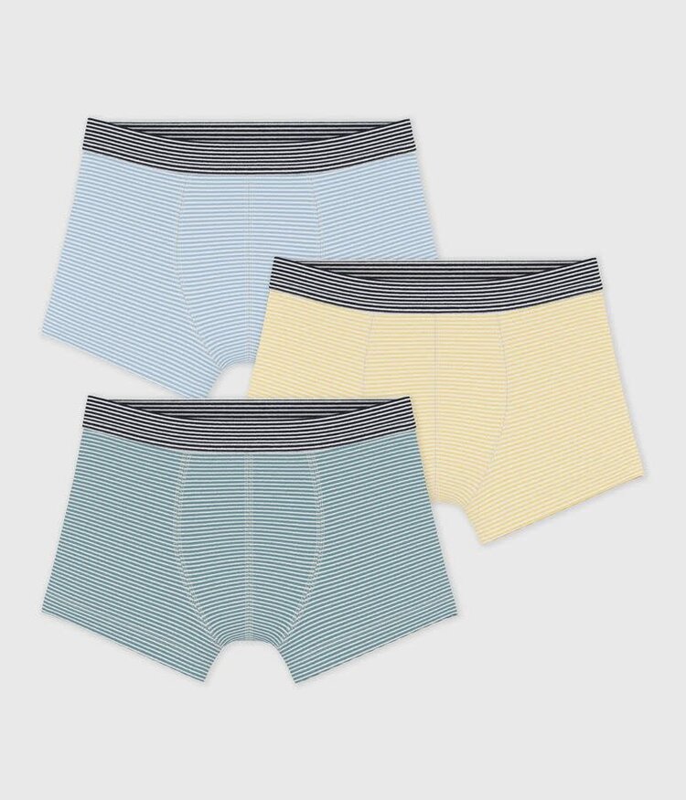 Petit Bateau Lot de 3 Boxers Petit Bateau Garçon