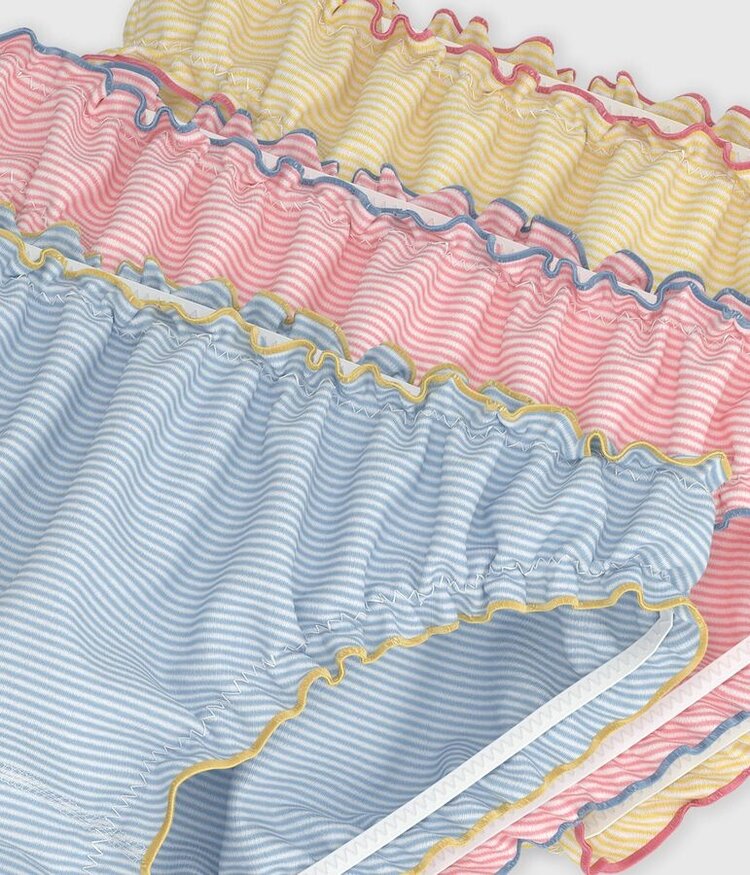 Petit Bateau Petit Bateau Girls 3 Panties Set