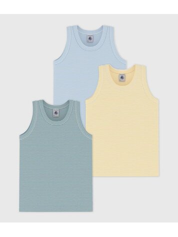 Petit Bateau Lot de 3 Camisoles Petit Bateau Garçon