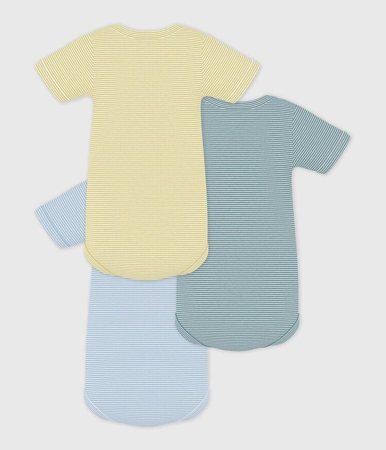 Petit Bateau Petit Bateau Boys 3 Bodies Set