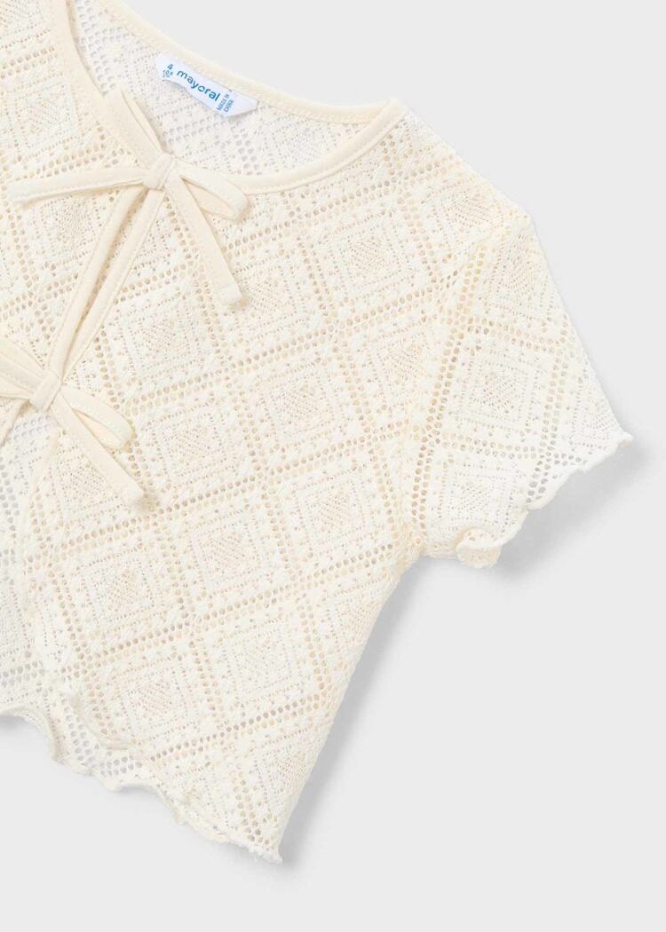 Mayoral Mayoral Girls 2Pcs Crochet Top