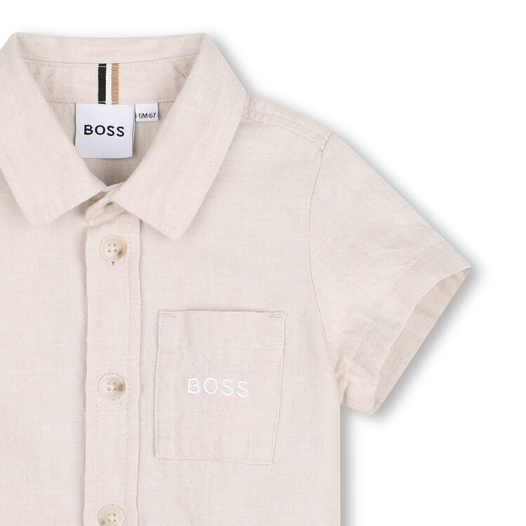 Hugo Boss Hugo Boss Boys Short Sleeved Shirt