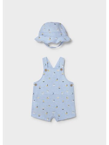 Mayoral Mayoral Boys Overalls & Hat