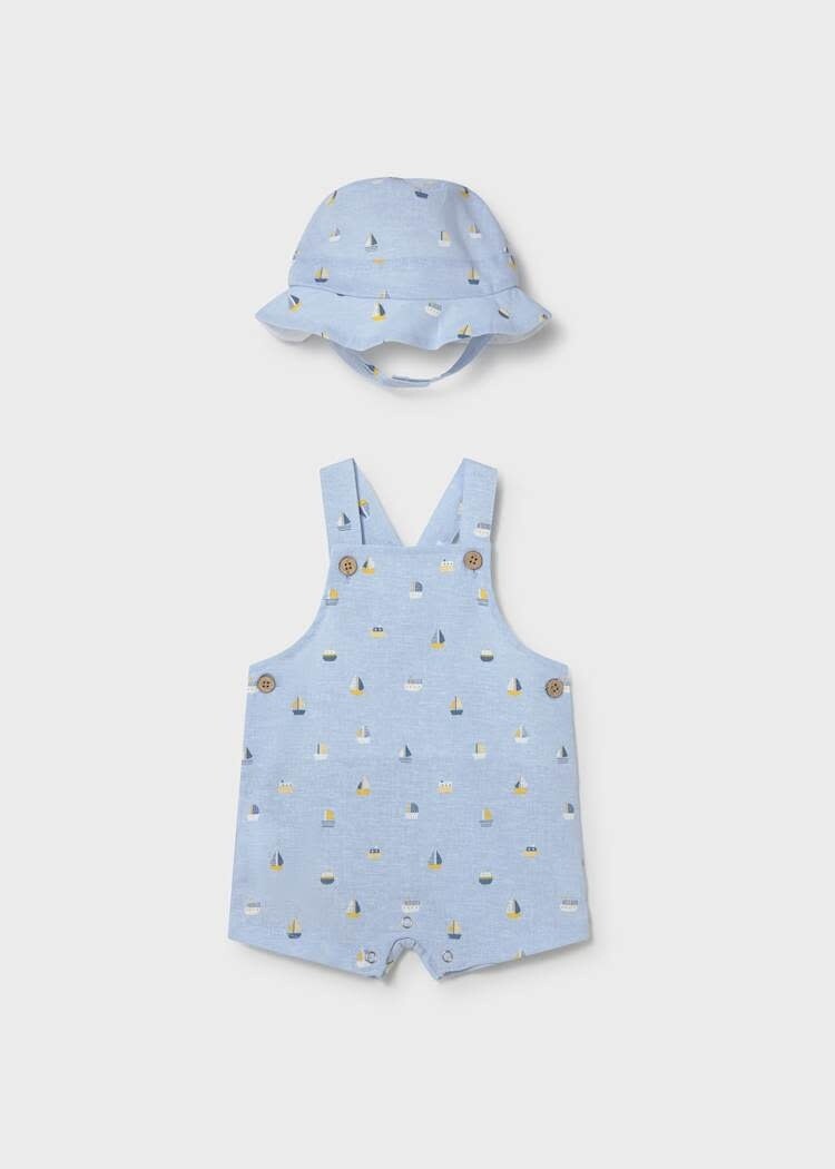 Mayoral Mayoral Boys Overalls & Hat