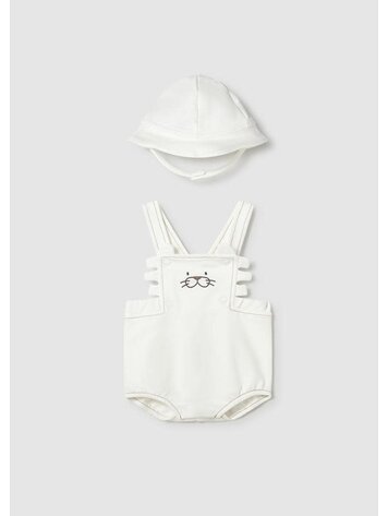 Mayoral Mayoral Boys Short Overalls & Hat