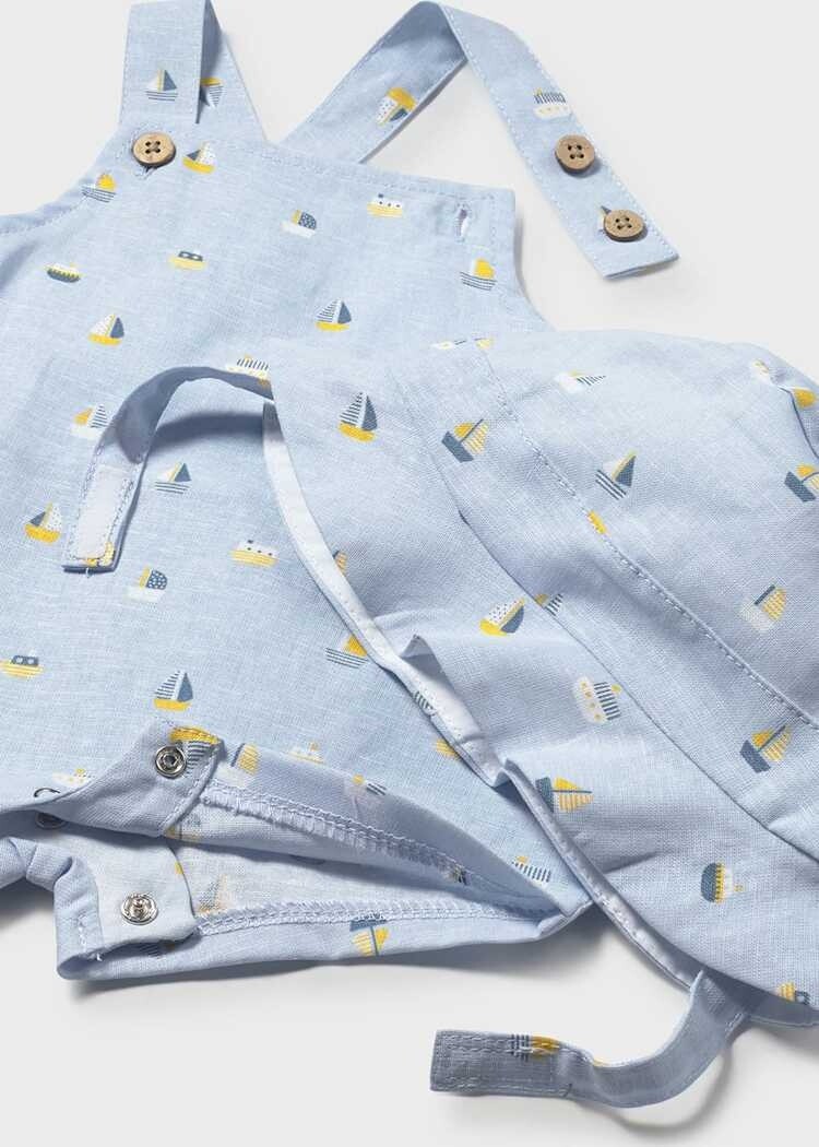 Mayoral Mayoral Boys Overalls & Hat
