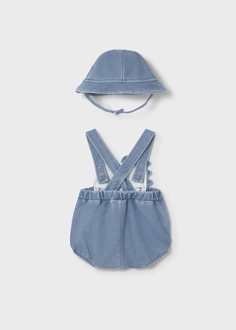 Mayoral Mayoral Boys Short Overalls & Hat