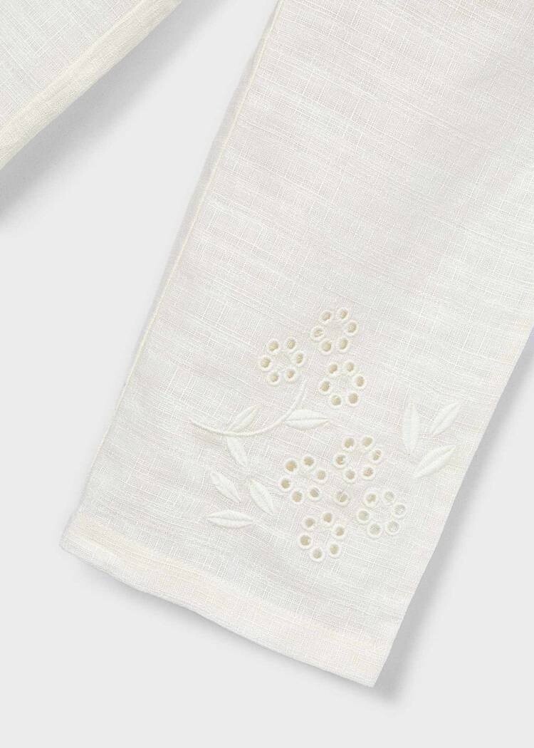 Mayoral Pantalon en Lin Mayoral Fille