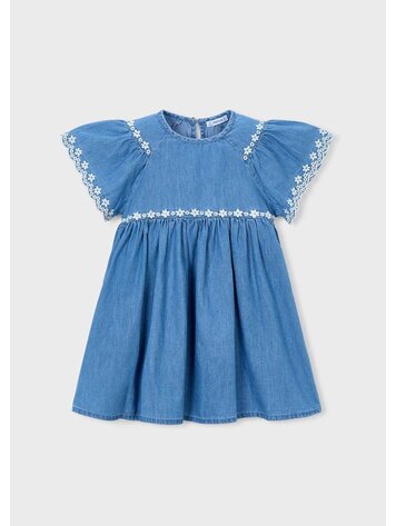 Mayoral Mayoral Girls Embroidered Dress