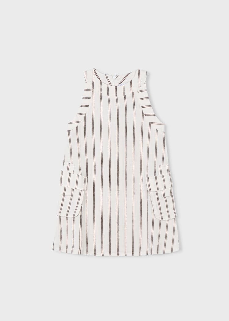 Mayoral Mayoral Girls Striped Dress
