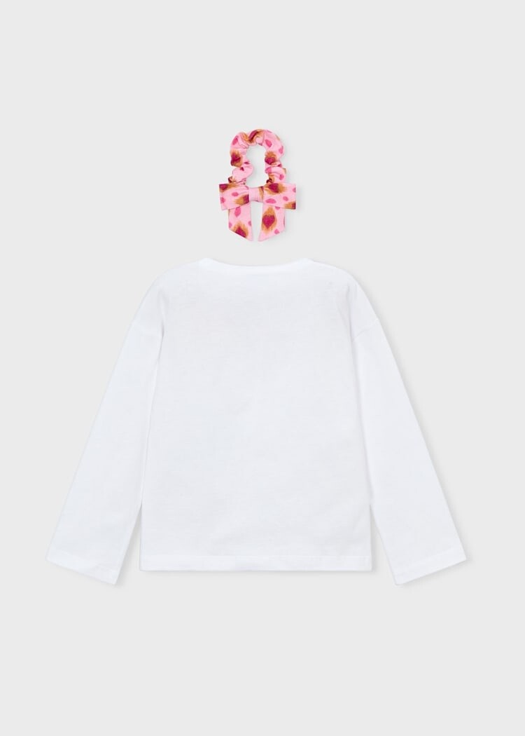 Mayoral Mayoral Girls Top & Scrunchie