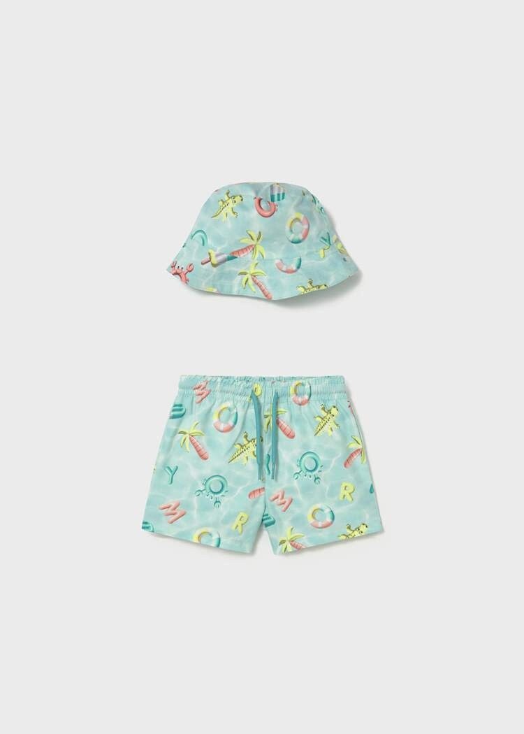 Mayoral Shorts Maillot & Chapeau Mayoral Garçon