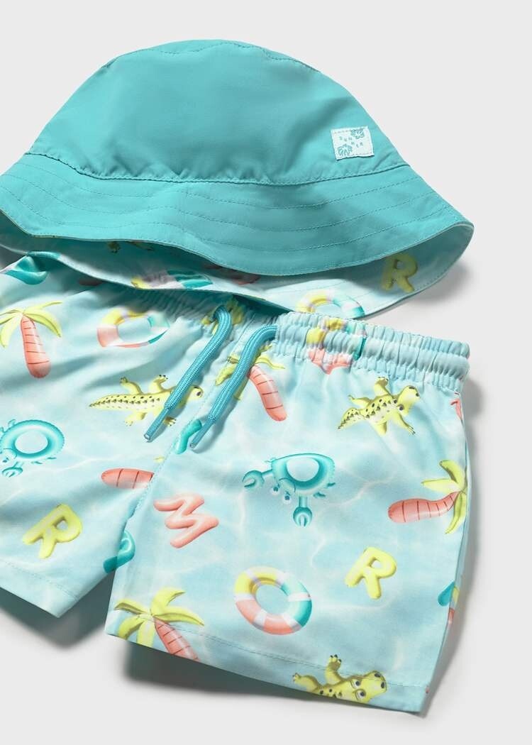 Mayoral  Mayoral Boys Swim Shorts & Hat