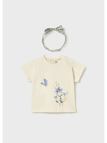 Mayoral Mayoral Girls T-Shirt & Headband