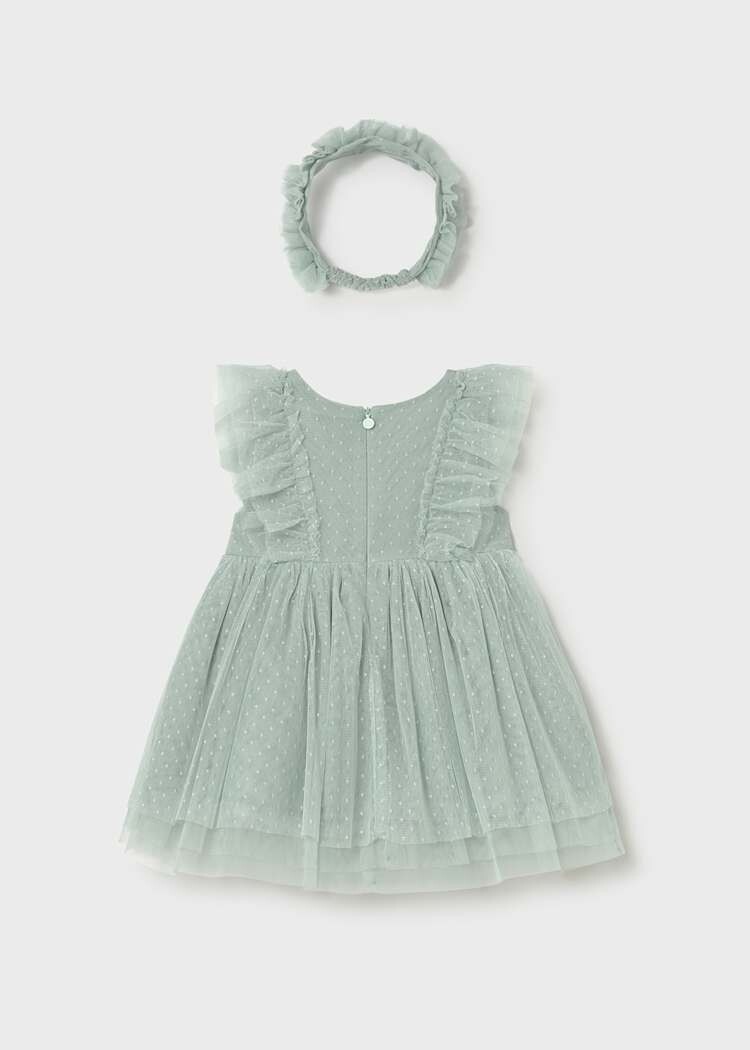Mayoral Mayoral Girls Dress & Headband