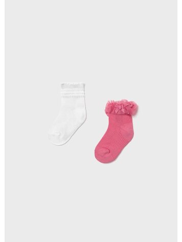Mayoral Mayoral Girls 2 Pairs Dress Socks