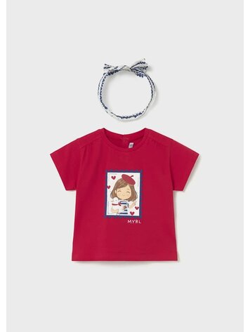 Mayoral T-Shirt  avec Bandeau Mayoral Fille