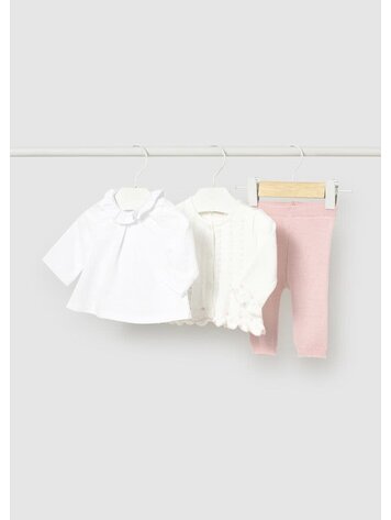 Mayoral Mayoral Girls 3Pcs Knit Set
