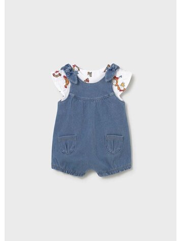 Mayoral Mayoral Girls Overalls Set