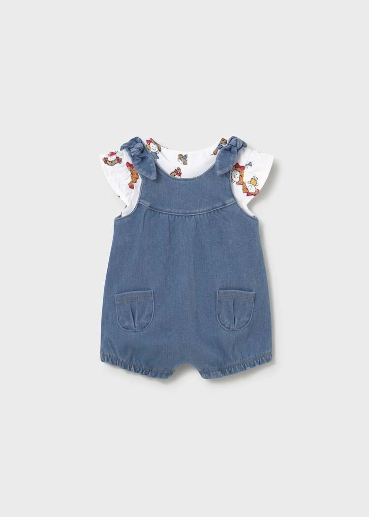 Mayoral Mayoral Girls Overalls Set