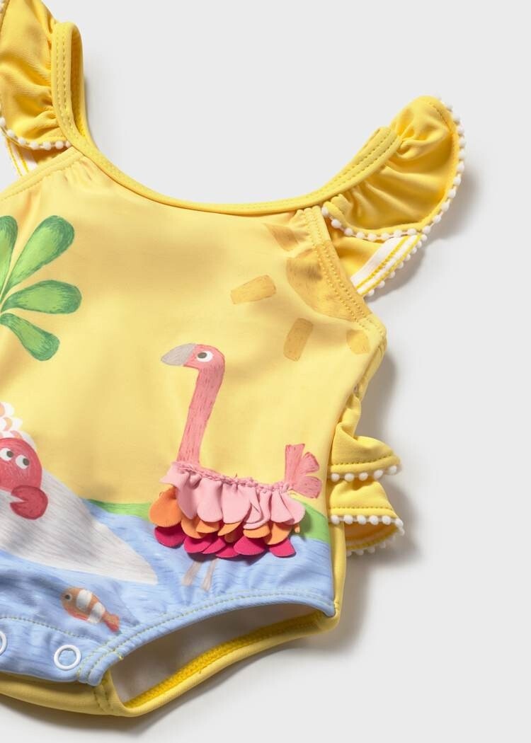 Mayoral Mayoral Girls Swimsuit & Hat