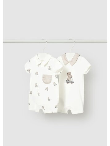 Mayoral Mayoral Boys 2 Rompers Set